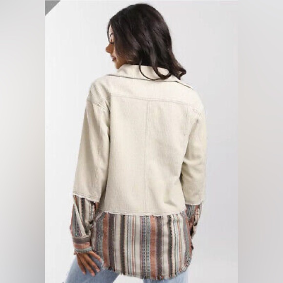 Gimmicks Corduroy Shacket Shirt Jacket Women’s Size Medium - Picture 11 of 11